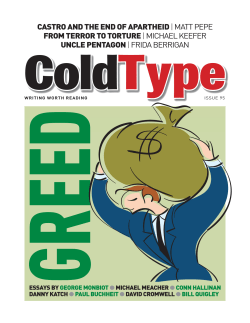 castro and the end of apartheid | Matt PEPE from terror to torture