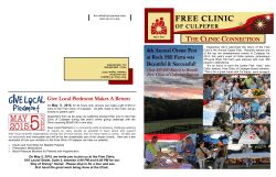 The Crusader - Free Clinic of Culpeper Inc