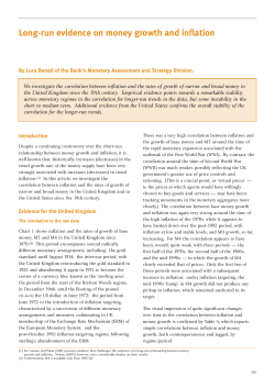 Long-run evidence on money growth and inflation