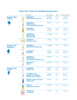 Place Your Order For Evidence-based Care.
