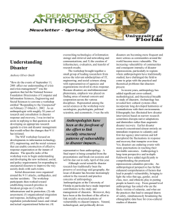 Marvin Harris Memorial - University of Florida Anthropology