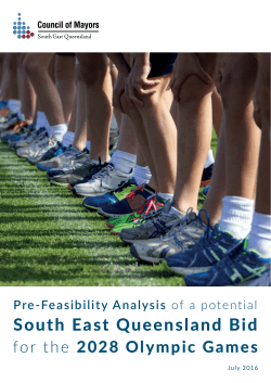 Pre-Feasibility Analysis of a Potential South East Queensland Bid for