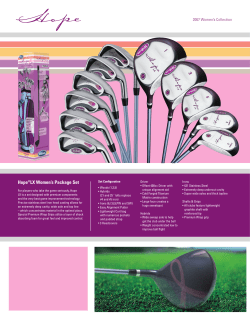 Hope&reg;LX Women`s Package Set