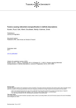 Koolen gatt goudbeek krahmer jop 2011 - Research portal