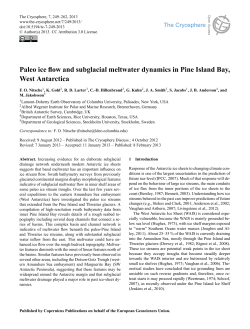Paleo ice flow and subglacial meltwater dynamics