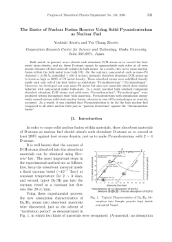 The Basics of Nuclear Fusion Reactor Using Solid Pycnodeuterium