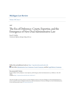 Courts, Expertise, and the Emergence of New Deal Administrative Law
