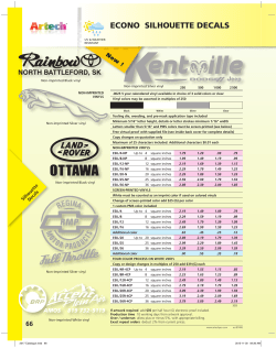 econo silhouette decals