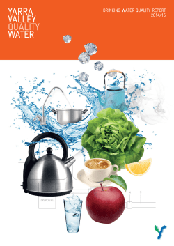 Drinking Water Quality Report 2014-15