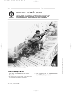 PRIMARY SOURCE Political Cartoon