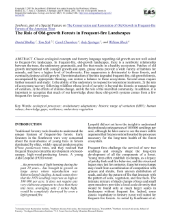 The Role of Old-growth Forests in Frequent