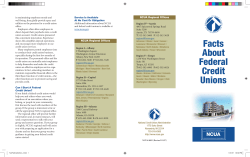 Facts About Federal Credit Unions