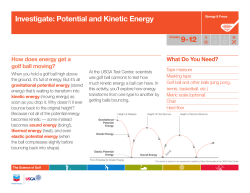 Investigate: Potential and Kinetic Energy