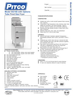 Specification Sheet
