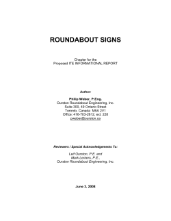 roundabout signs - Roundabout Resources