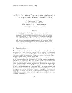 A Model for Opinion Agreement and Confidence in