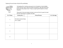 Exploring Fraction Division: Why We Flip and Multiply 1 The