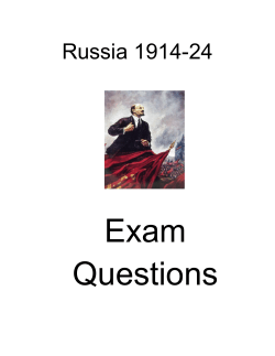 Russia 1914-24