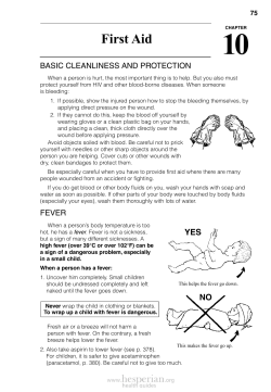 First Aid - Yahushua DSCI Ministry