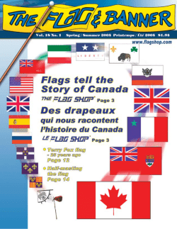 Flags Tell the Story of Canada