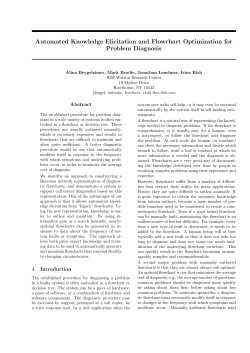 Automated Knowledge Elicitation and Flowchart Optimization for
