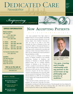 now accepting patients - Dedicated Care Center