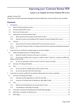 guide to using the Preview Published PDF service