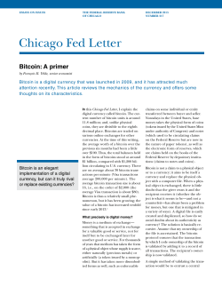 Bitcoin: A primer