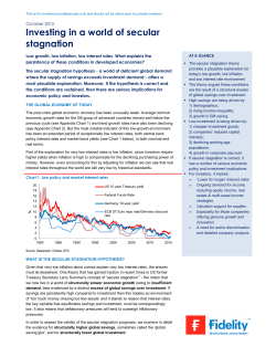 Investing in a world of secular stagnation