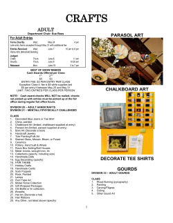 crafts - El Dorado County Fair