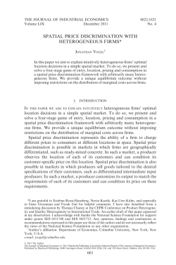 Spatial Price Discrimination with Heterogeneous Firms