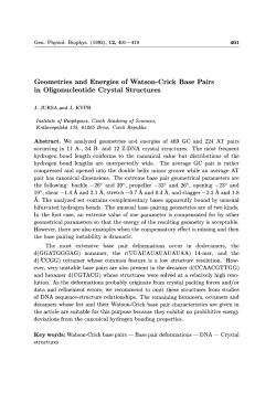 Geometries and Energies of Watson