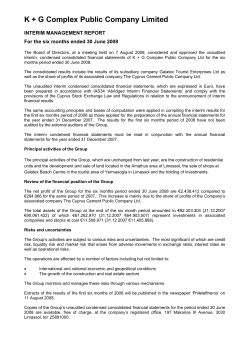 K + G Complex Public Company Limited