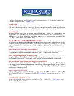 If you have other questions or would like additional information