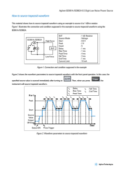 How to source trapezoid waveform