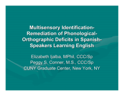 Multisensory Identification