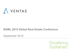 BAML 2015 Global Real Estate Conference September