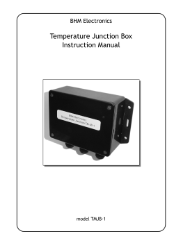 User Manual - BHM Electronics