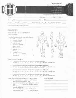 New Patient Packet - St. George Spine and Pain Institute