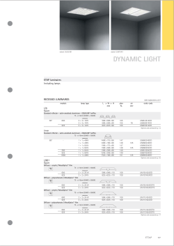 dynamic light - ETAP Lighting
