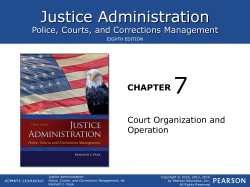 Justice Administration
