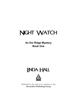 Night Watch - Wild Seas Formatting