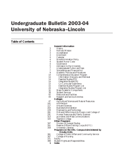 2003-2004 - Bulletins