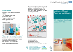 NHS patient information leaflet