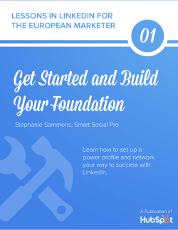 lessons in linkedin for the european marketer