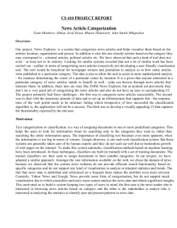 News Article Categorization