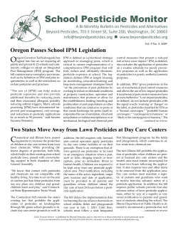 July/August 2009 - Beyond Pesticides