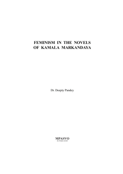 feminism in the novels of kamala markandaya