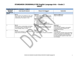CCSS/GLE 2nd
