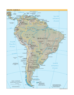 Map of South America